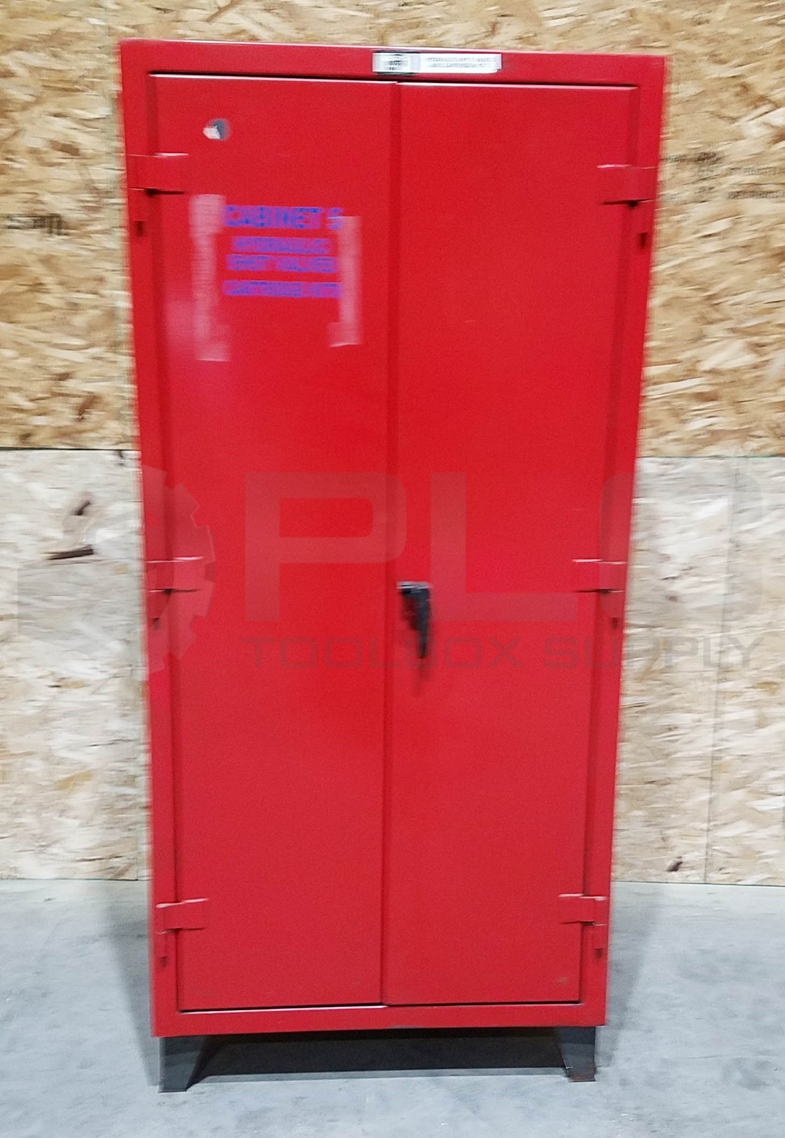 STRONG HOLD CABINET, 5 SHELF, 36 x 24 x 78, RED