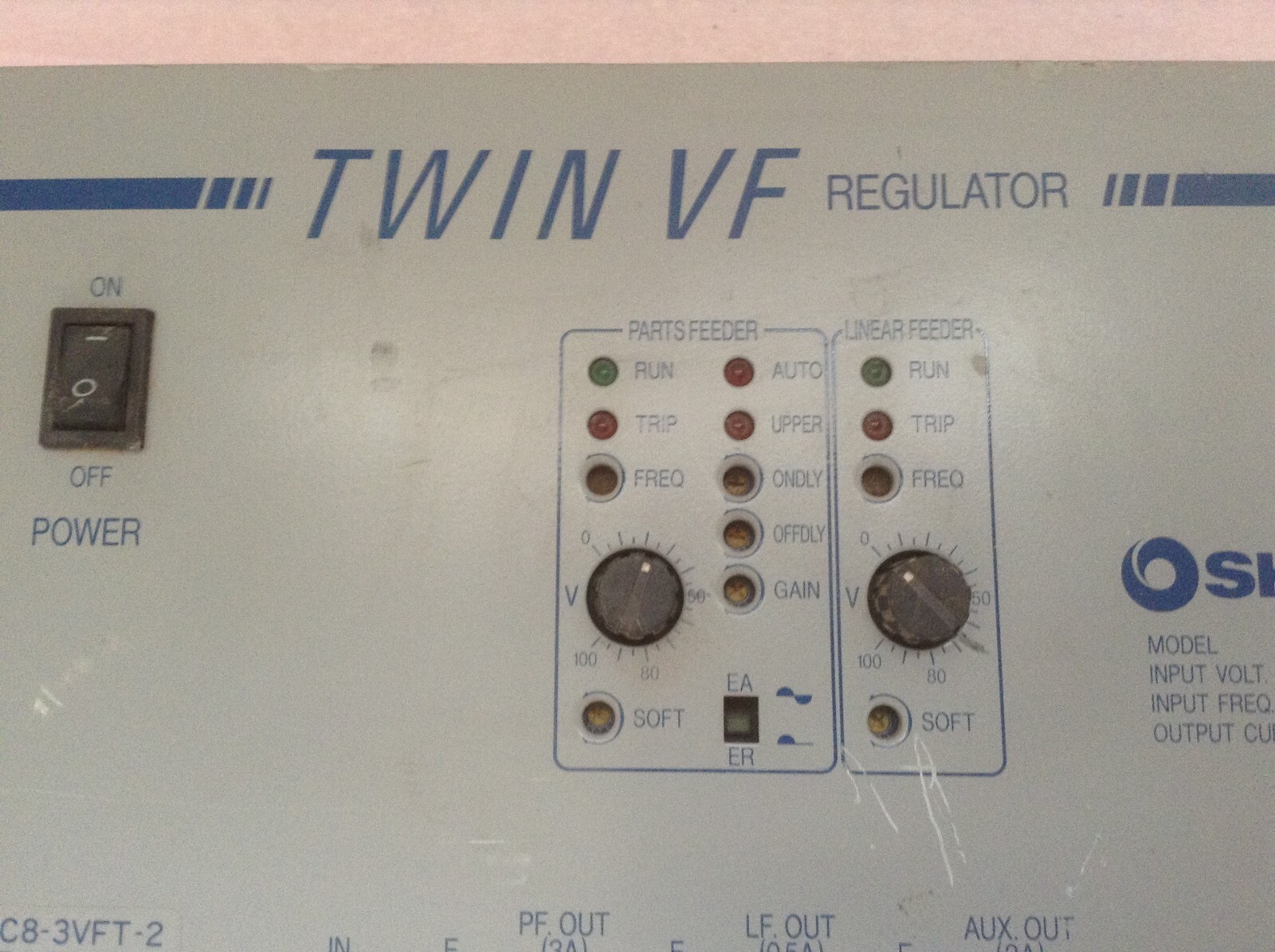 Shinko C8-3VFT-2 Twin VF Regulator 200/220V