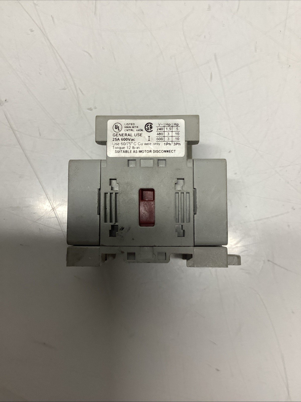 Allen-Bradley 194E-E25-1753 Series-B Manual Motor Control, S-419