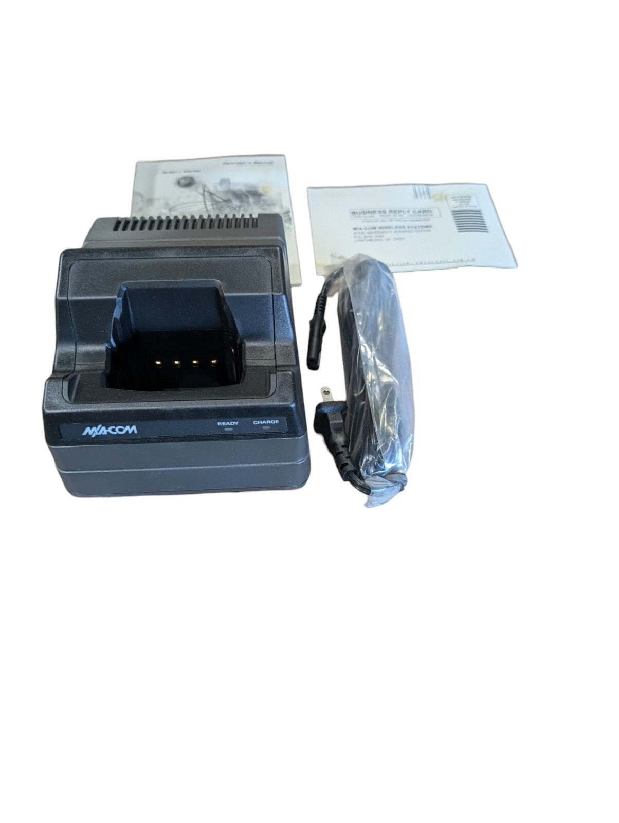 M/A-Com Jaguar Rapid Desk Charger BML16178/6 New In Box /JUA1027