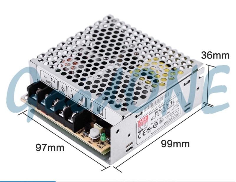 1PCS New MEAN WELL RS-50-48 48V1.1A Switching Power Supply RS Series