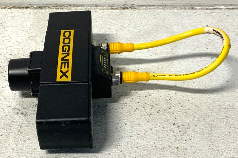 Cognex DM363X-L Barcode Reader Scanner w/ ODDM-302-WHI Smart Vision Lights 64B