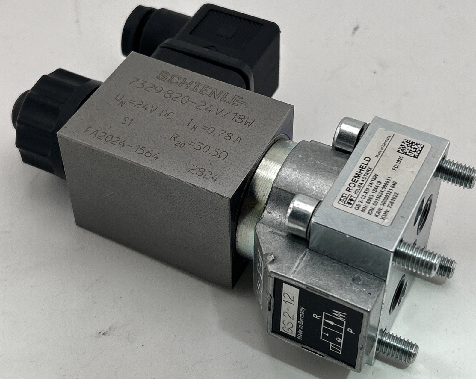 HAWE GS 2-12 HAWE HYDRAULIK GS 2-12-XM 24/18W