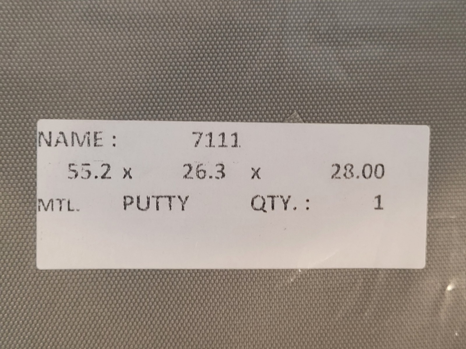 55.20 x 26.30″ x 28.00″ PUTTY Perfect Dust Cover Genuine Cover New