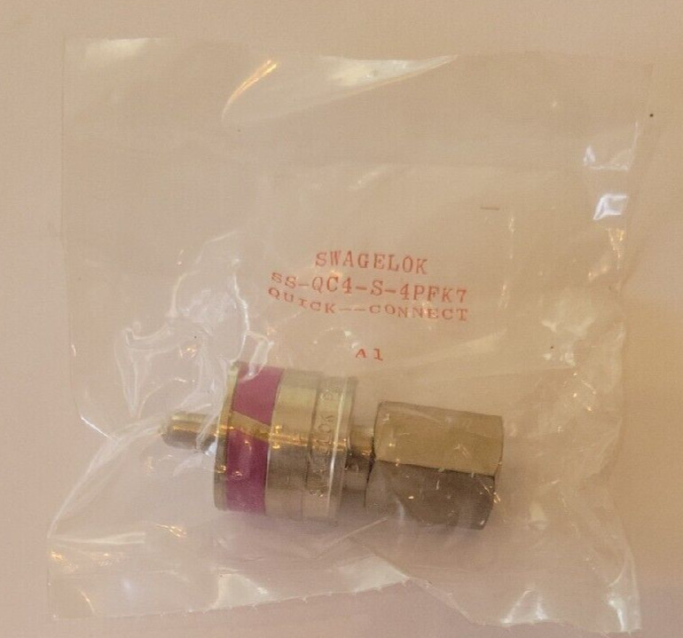 GENUINE Swagelok SS-QC4-S-4PFK7 Quick Connect FREE SHIPPING