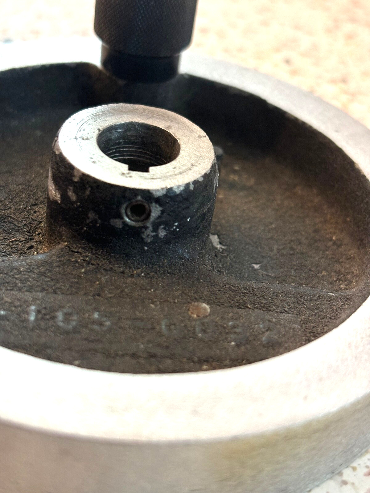 Aluminum 4″ with a 1/2″ Bore Machine Hand Wheel Steampunk Industrial