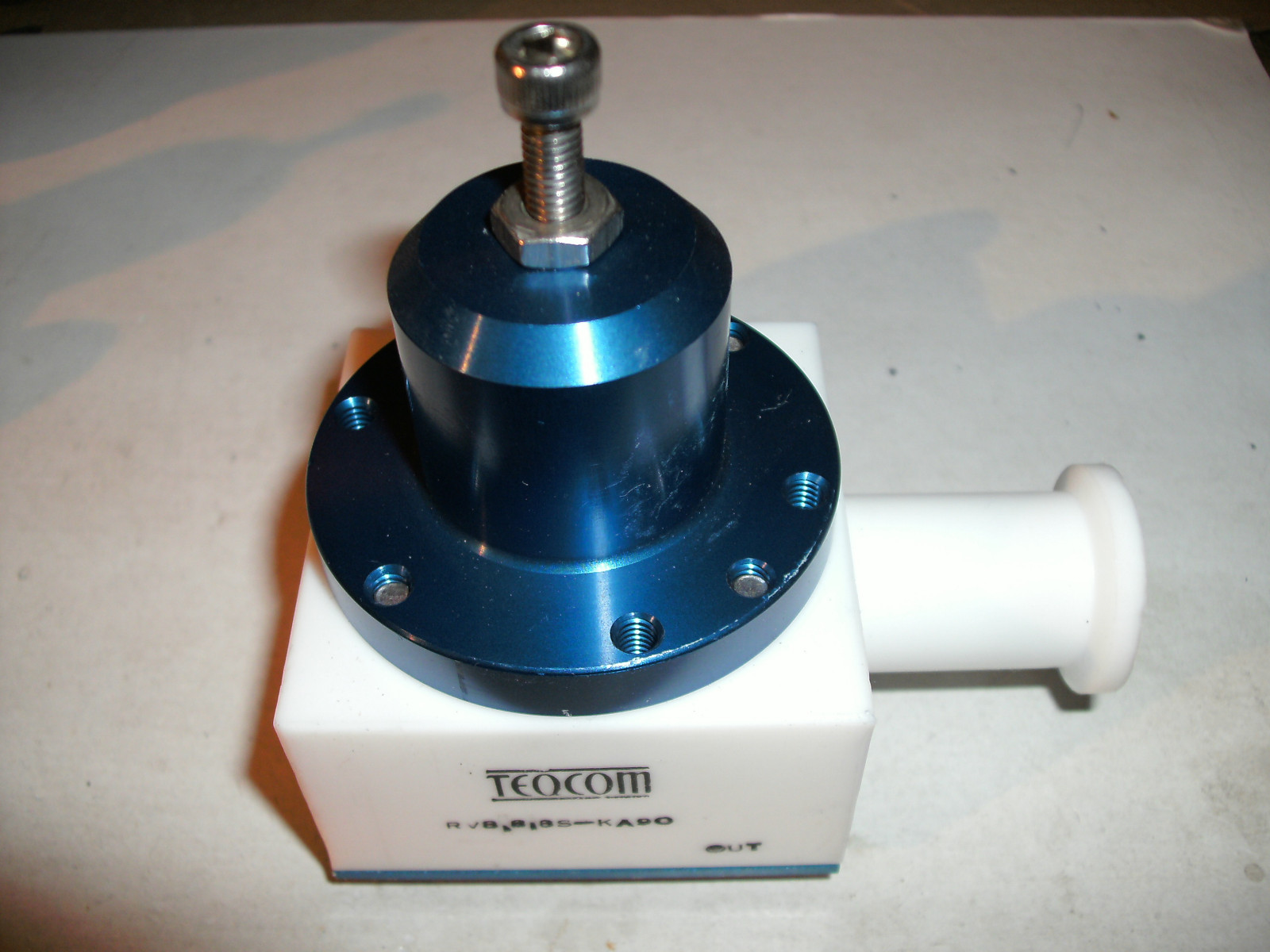 TEQCOM 1/2″ PTFE PRESSURE RELIEF VALVE PRV8-8-8S KA 90 KALREZ SEALS