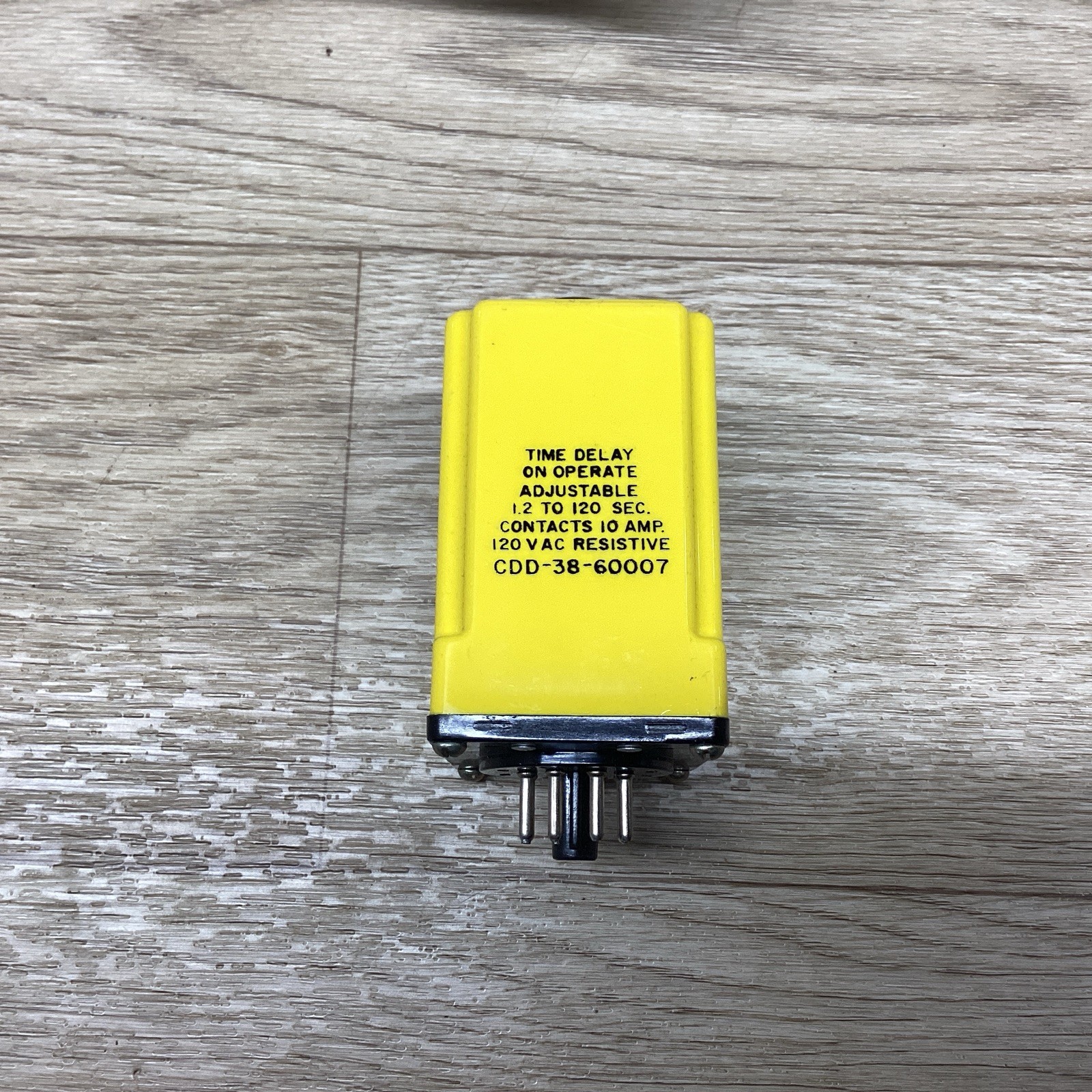 AMF POTTER & BRUFIELD TIME DELAY RELAY CDD-38-60007 120 SEC #817PT143*CO