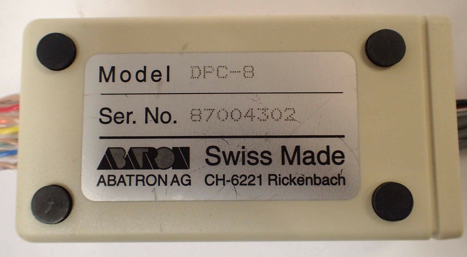 ABATRON AG BDI BREAK BK-48 w/ ABATRON DPC-8 DUAL PATTERN COMPARATOR