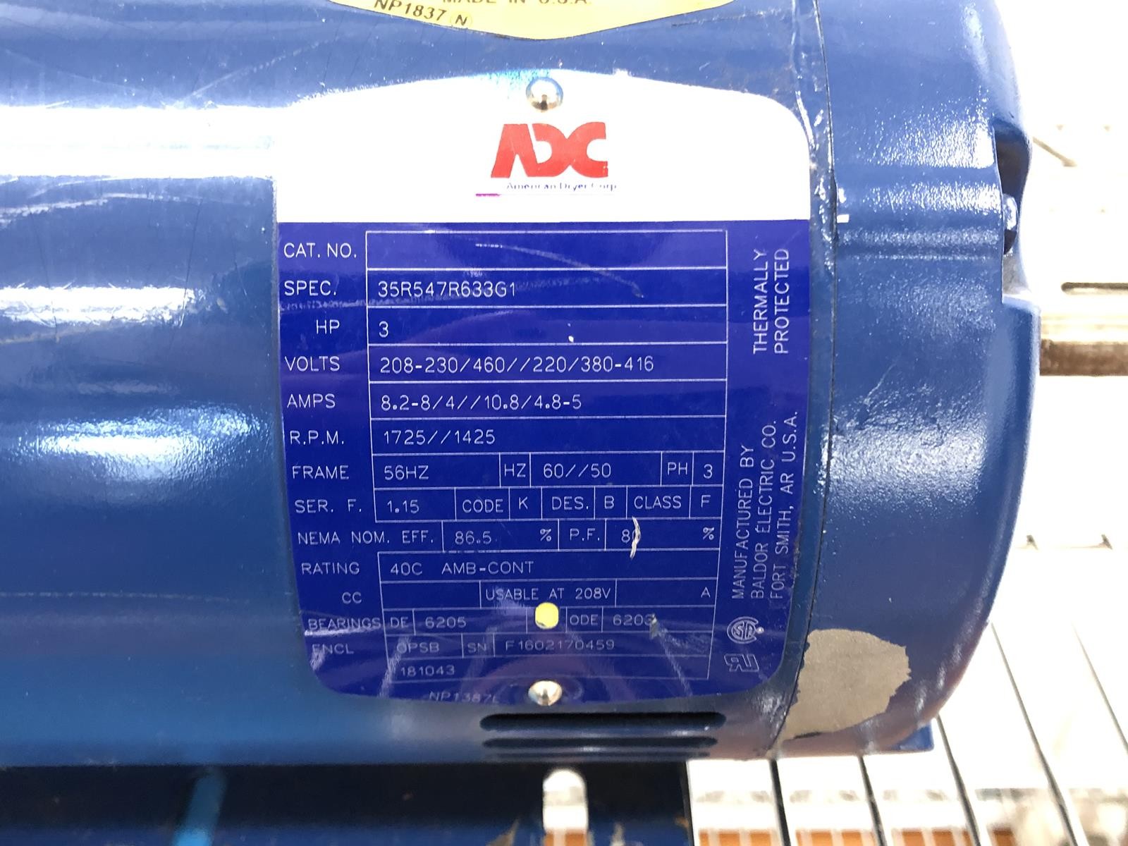 ADC BALDOR 35R547R633G1