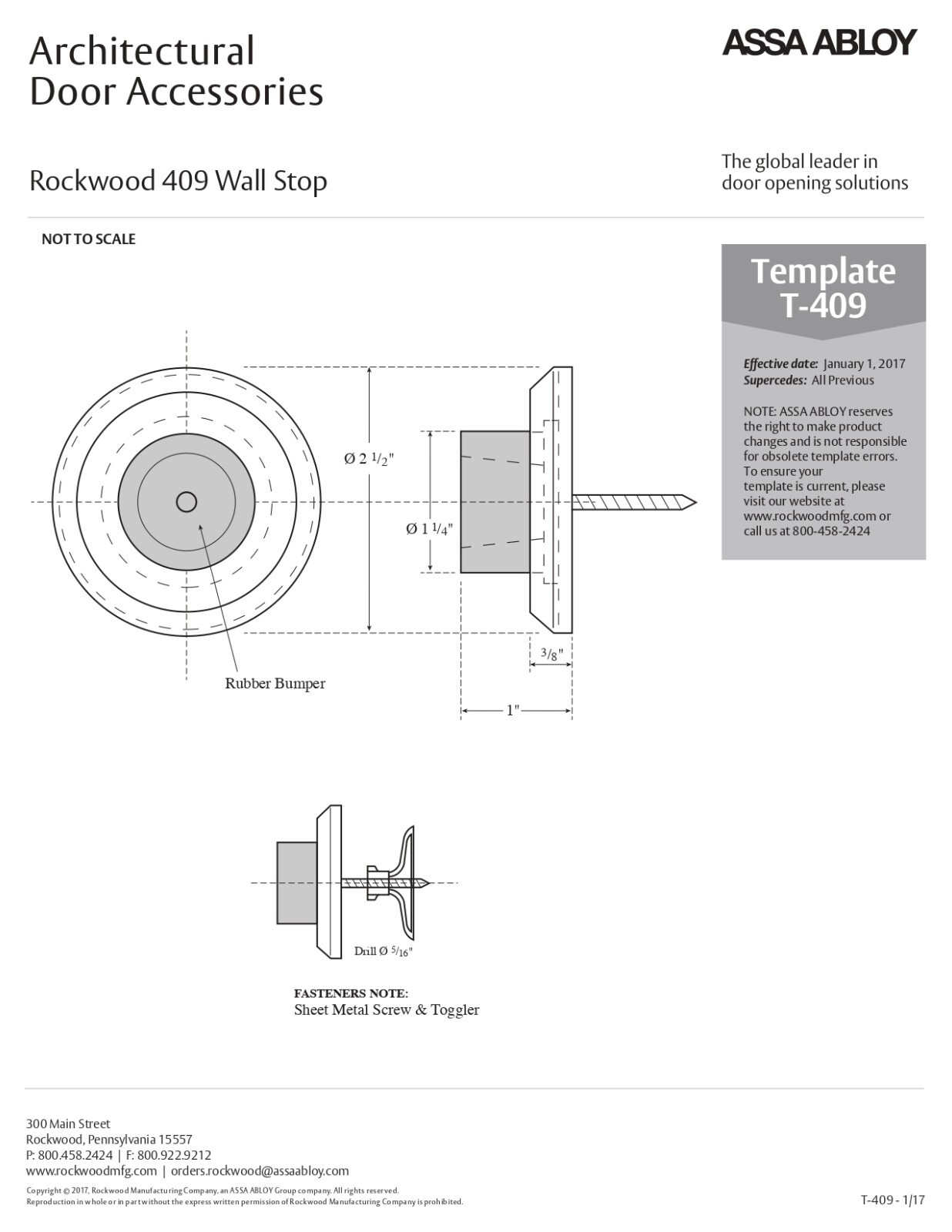 4 Pack – ROCKWOOD 409 US3 Concave Door Stop Wall Mount Bright Brass Lot #7 ზ