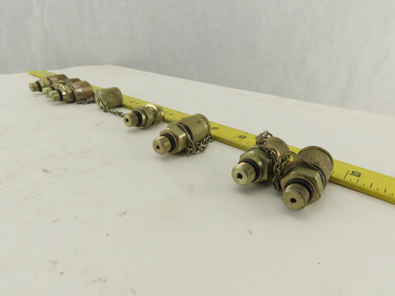 EMA3/7/16-20UNF Diagnostic Fitting Test Point Port W/Cap Lot of 7
