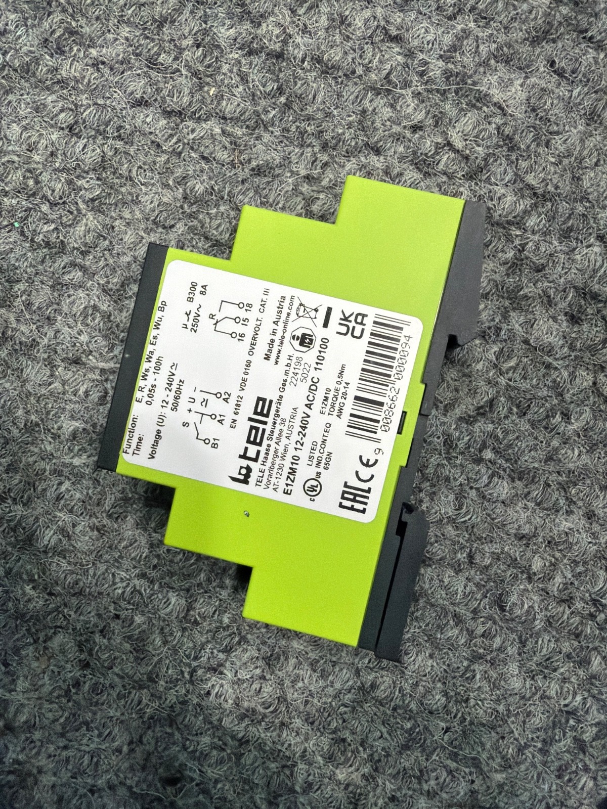 TELE CONTROLS E1ZM10 12-240VAC/DC / E1ZM1012240VACDC (BRAND NEW)