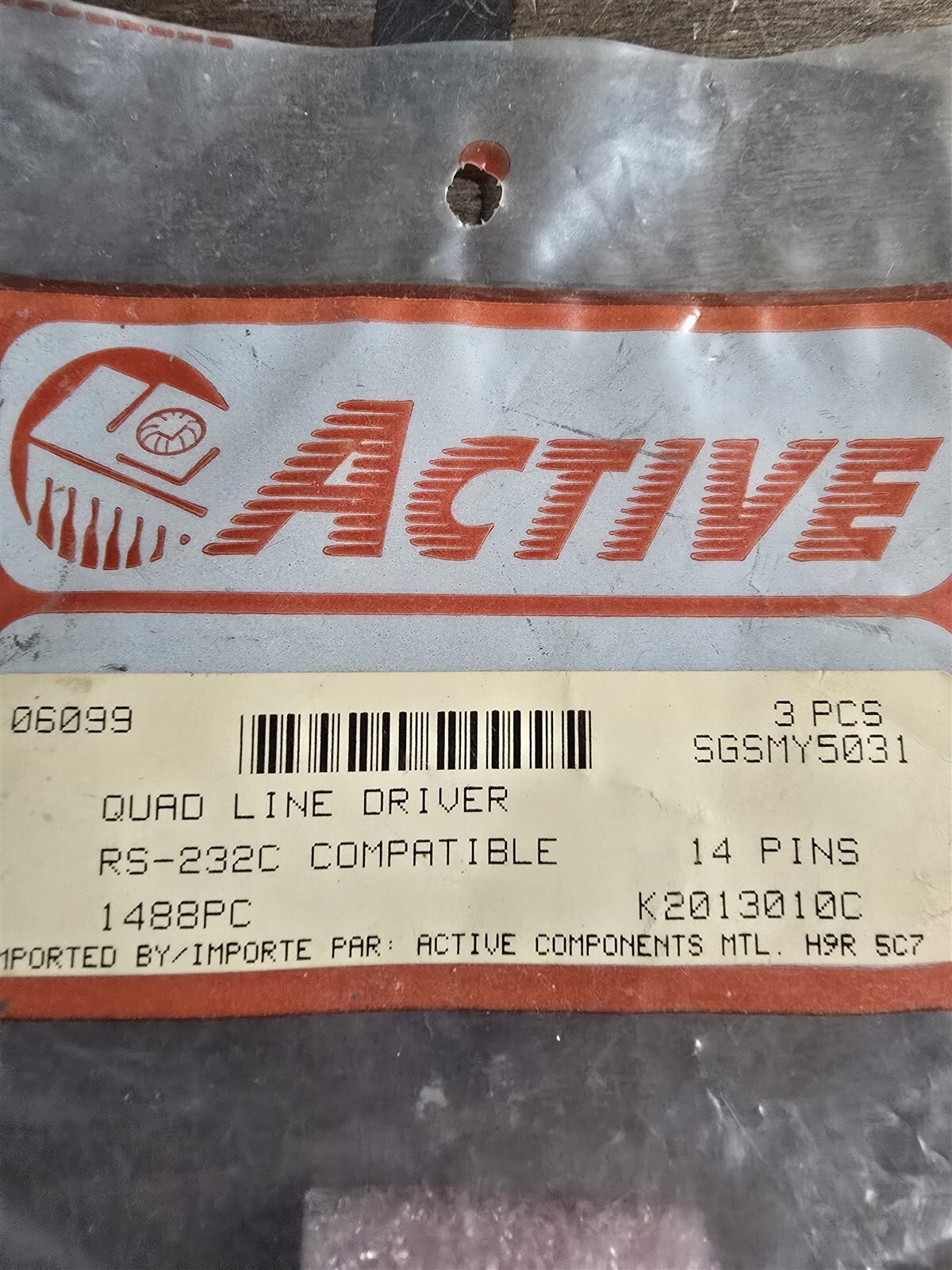 NEW Active SGSMY5031 Quad Line Driver 3-PCS *FREE SHIPPING*