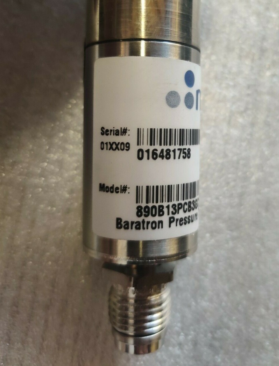 MKS Baratron Pressure Transducer 1000 PSIA, 890B13PCB3GC1S Same day shipping!!