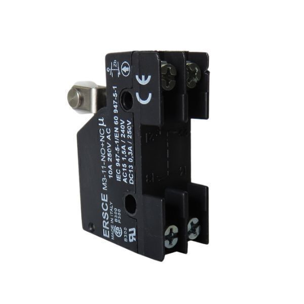 1PCS ERSCE switch M3-11-NO+NC(250VAC 10A) belt wheel