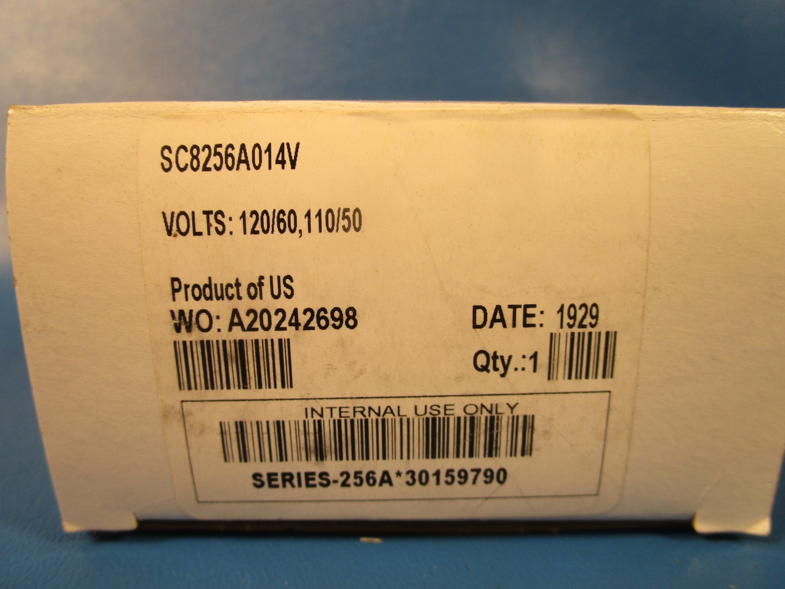 Asco SC8256A014V, SOLENOID VALVE, 1/8 X 1/16, 2 WAY, STAINLESS STEEL, 120 VOLT/6
