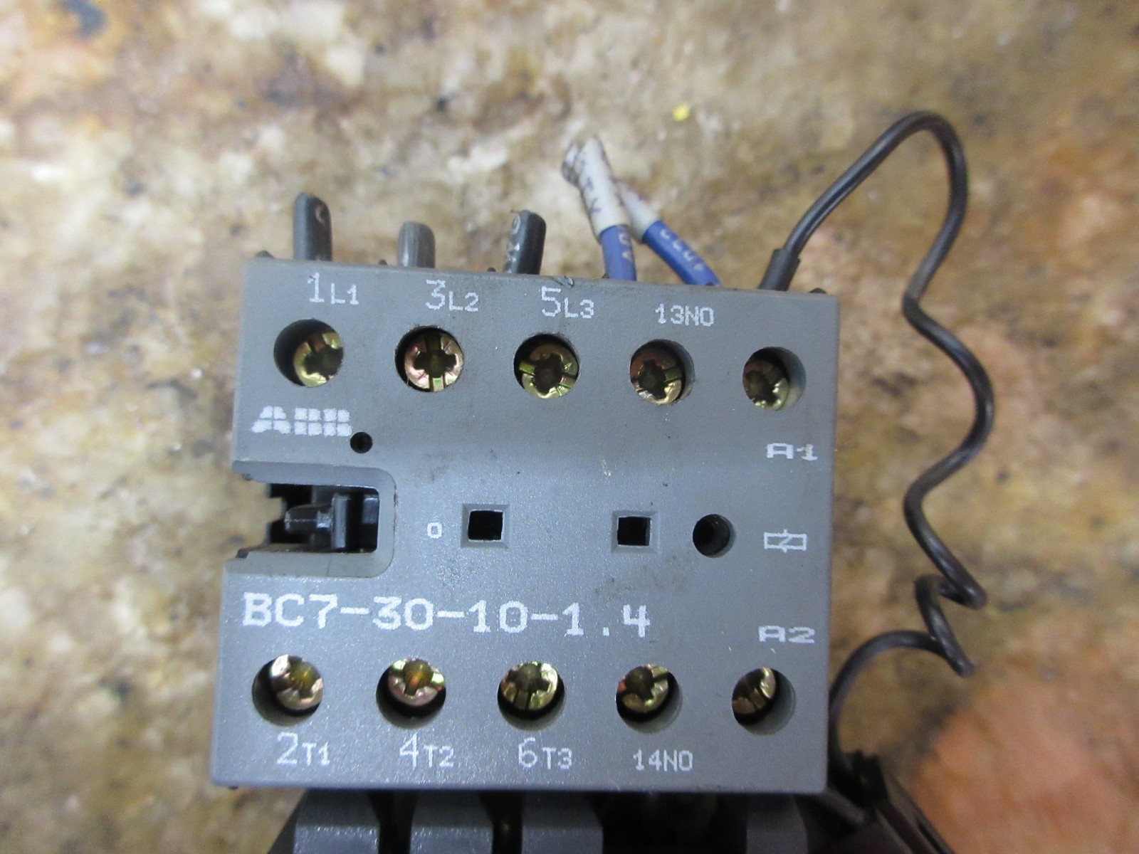 1998 HARDINGE COBRA LC-65 ABB CONTACTOR BC7-30-10-1.4 BC7 T6DU LOT OF 3 PIECES