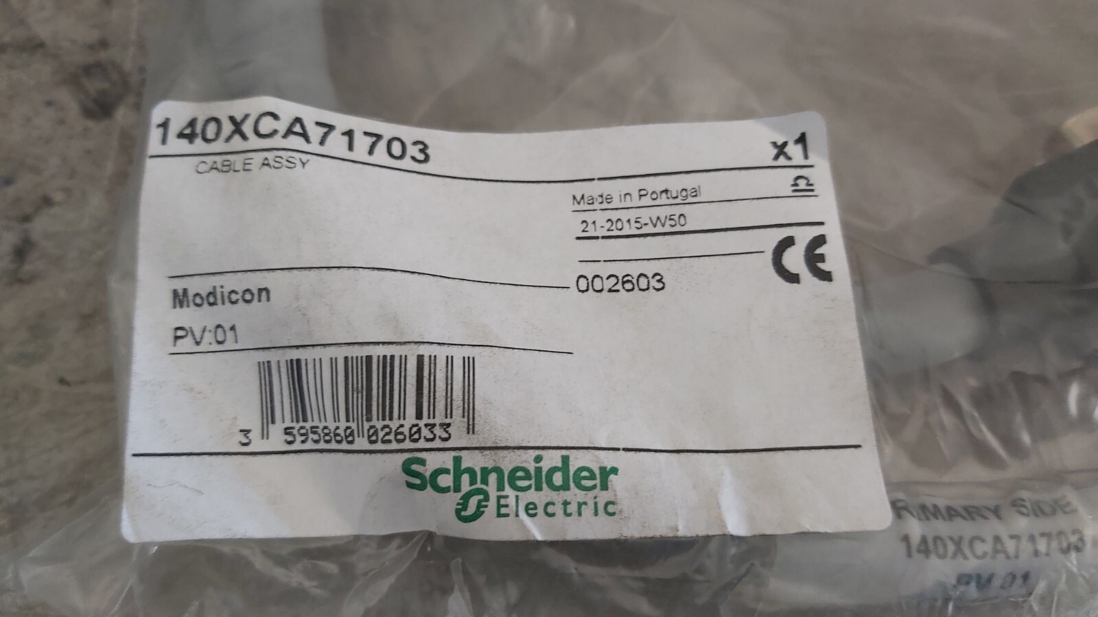 MODICON 140XCA71703 Cable Make Offers! US Free TAX