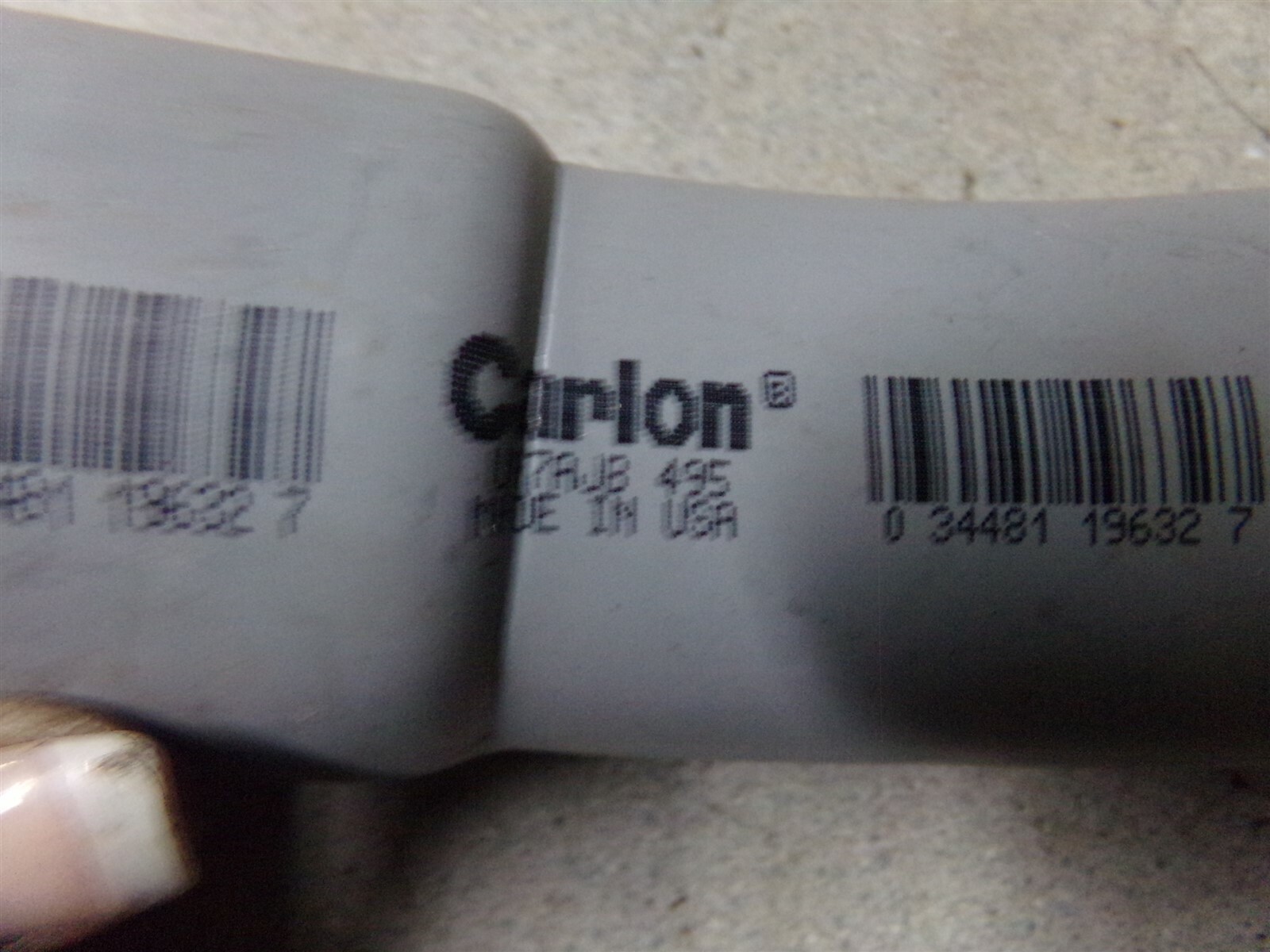 NEW Carlon UA7AJB 495 45 Degree Plastic Tubing PVC Elbow *FREE SHIPPING*