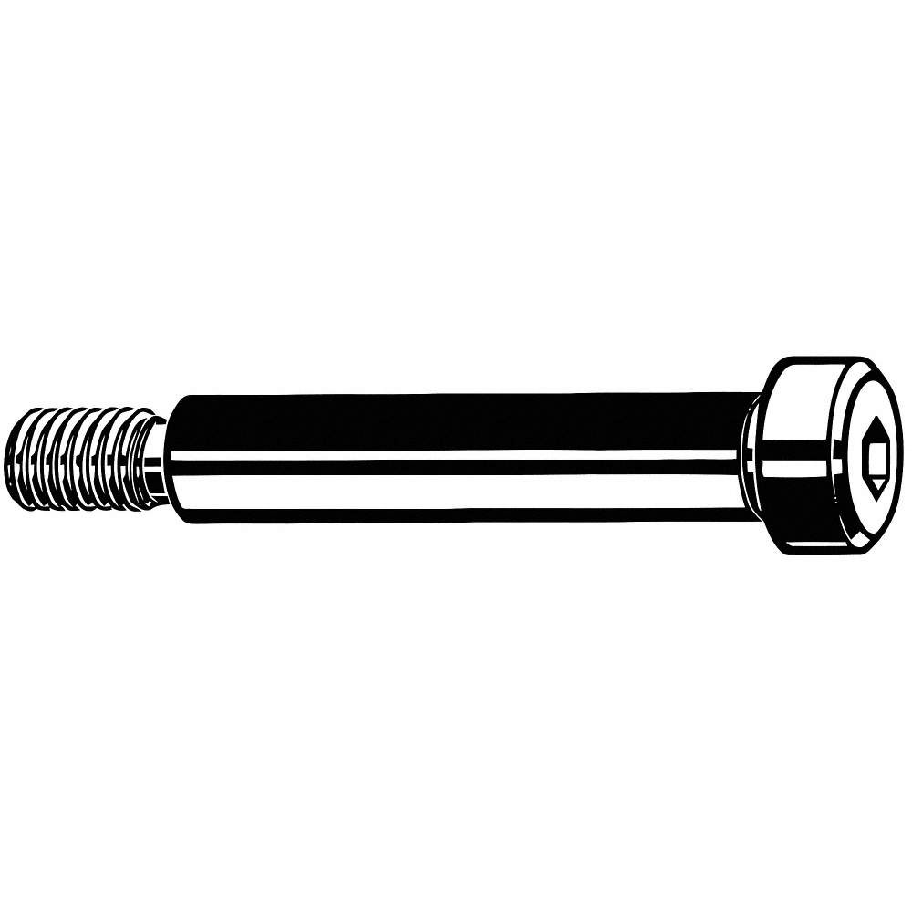 GRAINGER APPROVED M07111.060.0008 ShldrScrw,AlyStl,M5-0.8,10mmHdDia,PK5 54FJ72