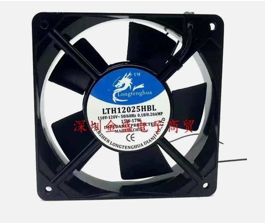 1PCS LTH12025HBL 110V-120V 0.18/0.20A 120*120*25MM Ball Cooling Fan