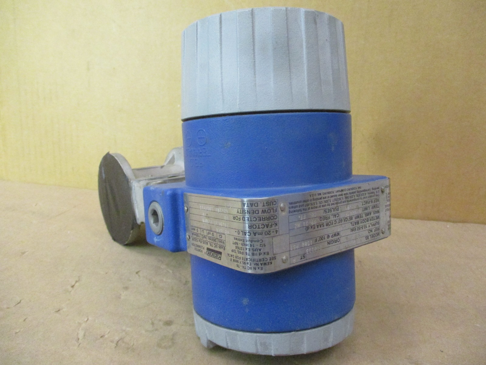 Foxboro Vortex Flowmeter 83 W-A1HS1SSTAA-N 10.5-50VDC MWP@100F 1500PSI 52859PRX