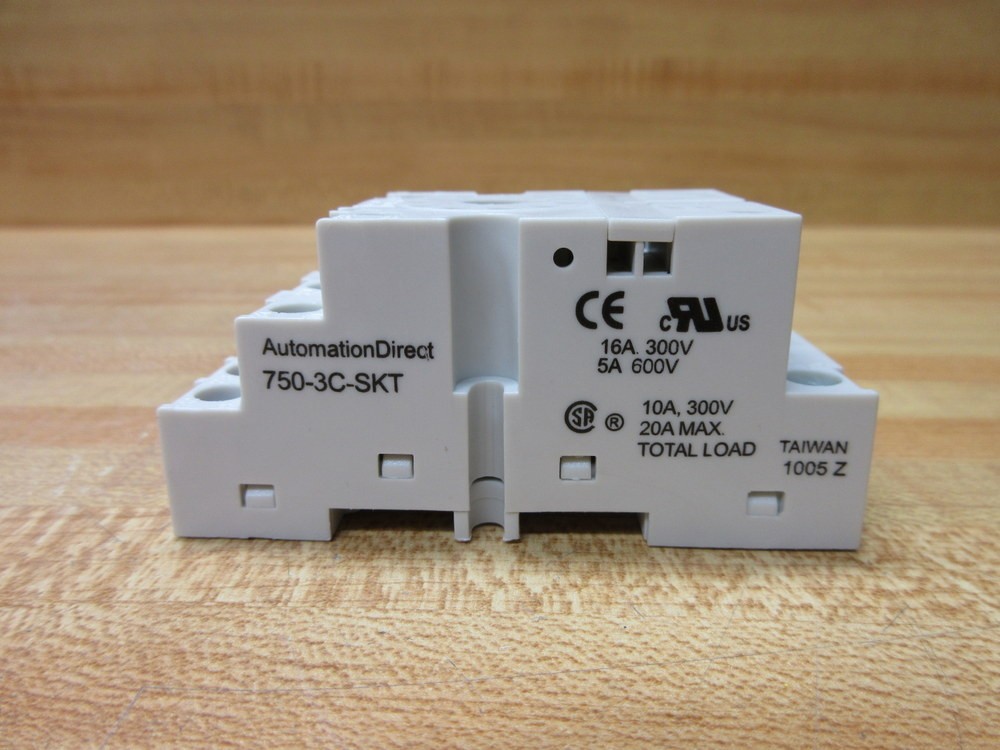 Automation Direct 750-3C-SKT Relay Socket 7503CSKT