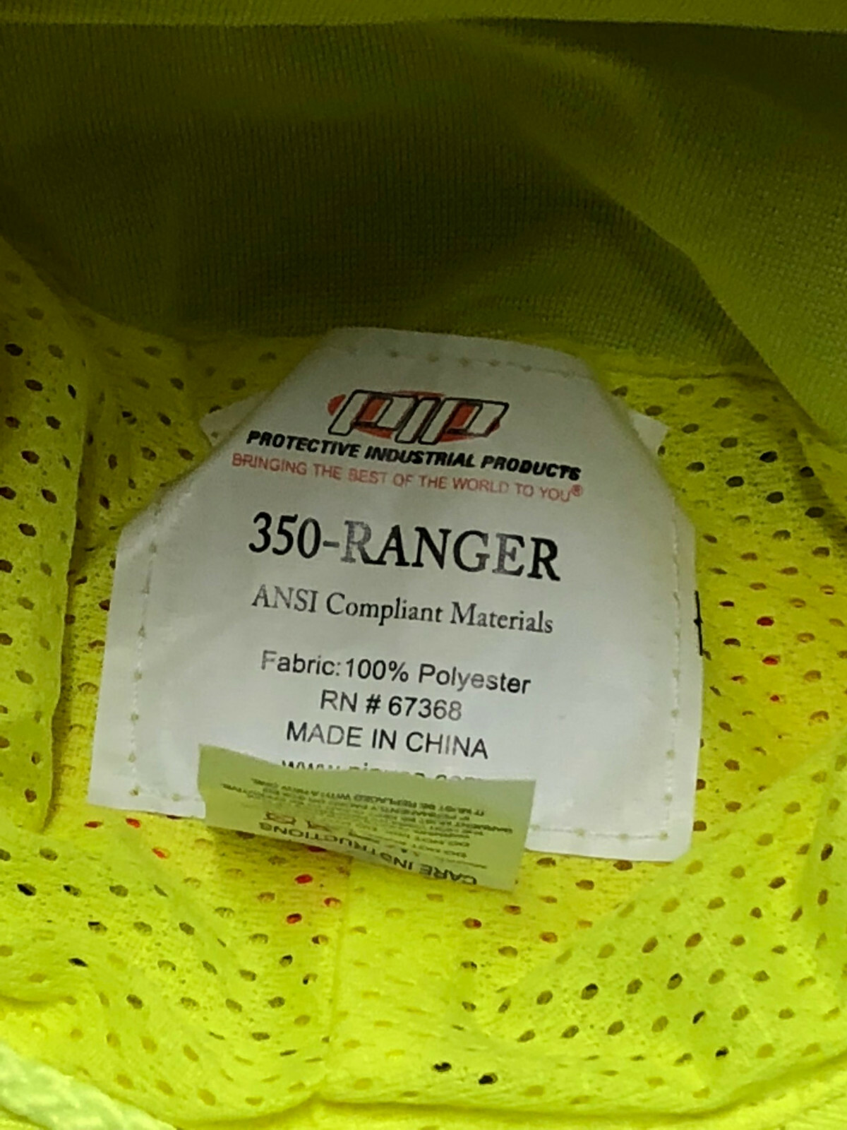 PIP 350-RANGER Ranger Hat Hi-Vis Yellow