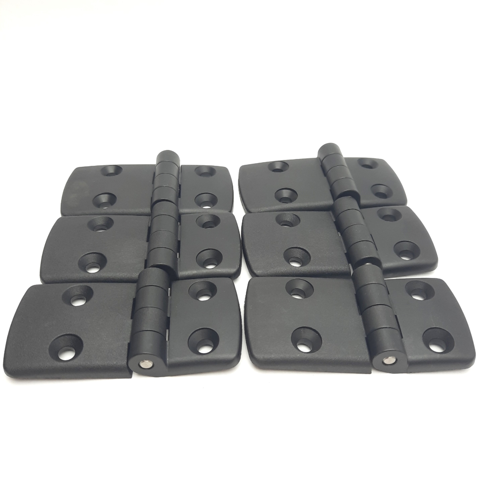 Lot of 6 MayTec 1.62.448.22/32 Hinge, 95mm Length, 48mm Width, 6mm hole, Plastic
