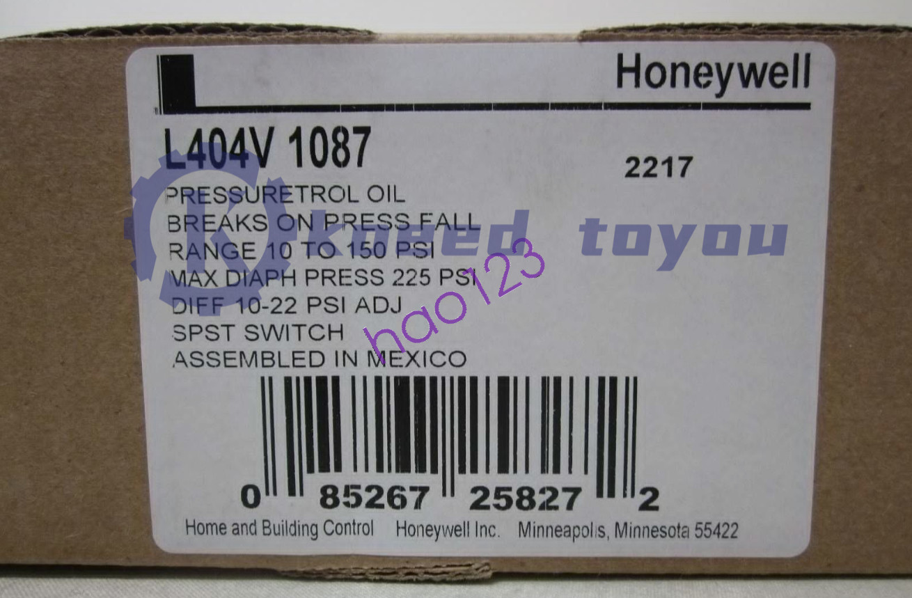 1Pcs new HONEYWELL L404V1087 PRESSURETROL CONTROLLER