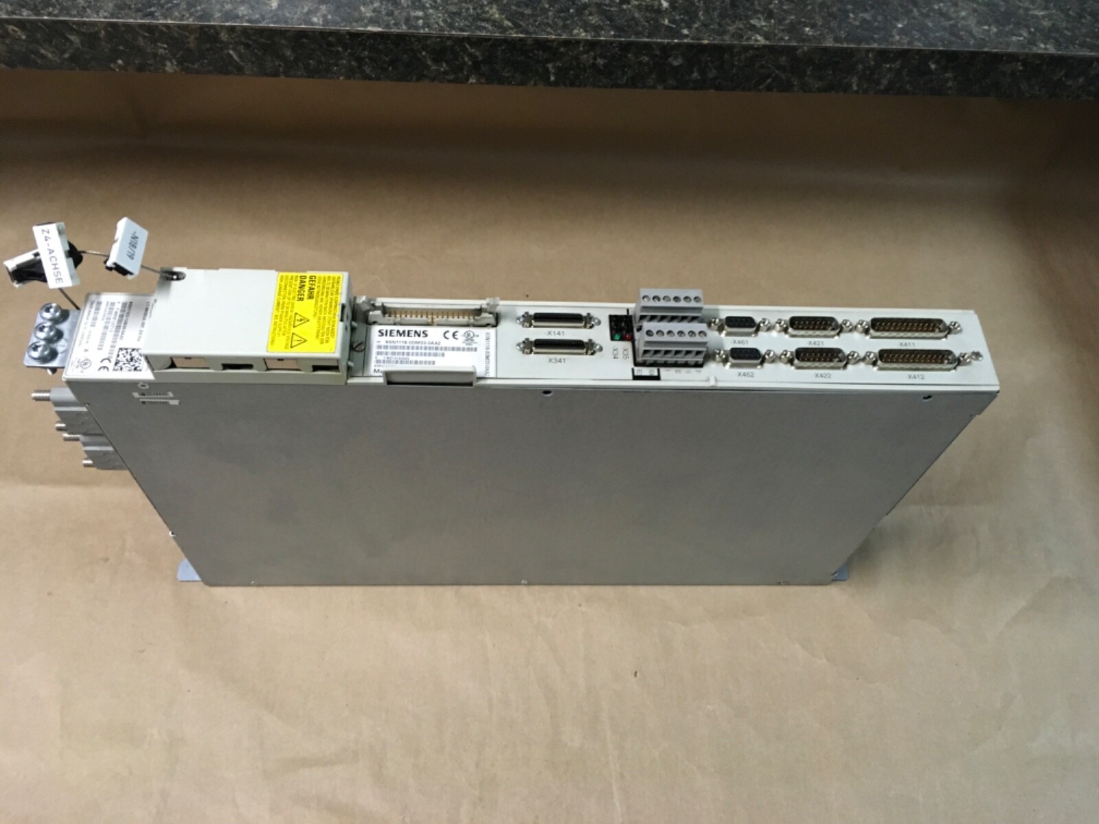 SIEMENS 6SN1123-1AB00-0AA2 SIMODRIVE LT-MODUL 2X15A / 6SN1118-0DM33-0AA2 (KB)