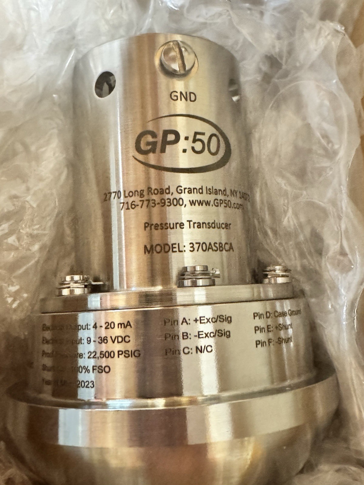 Gp:50 370ASBCA Transducer Weco