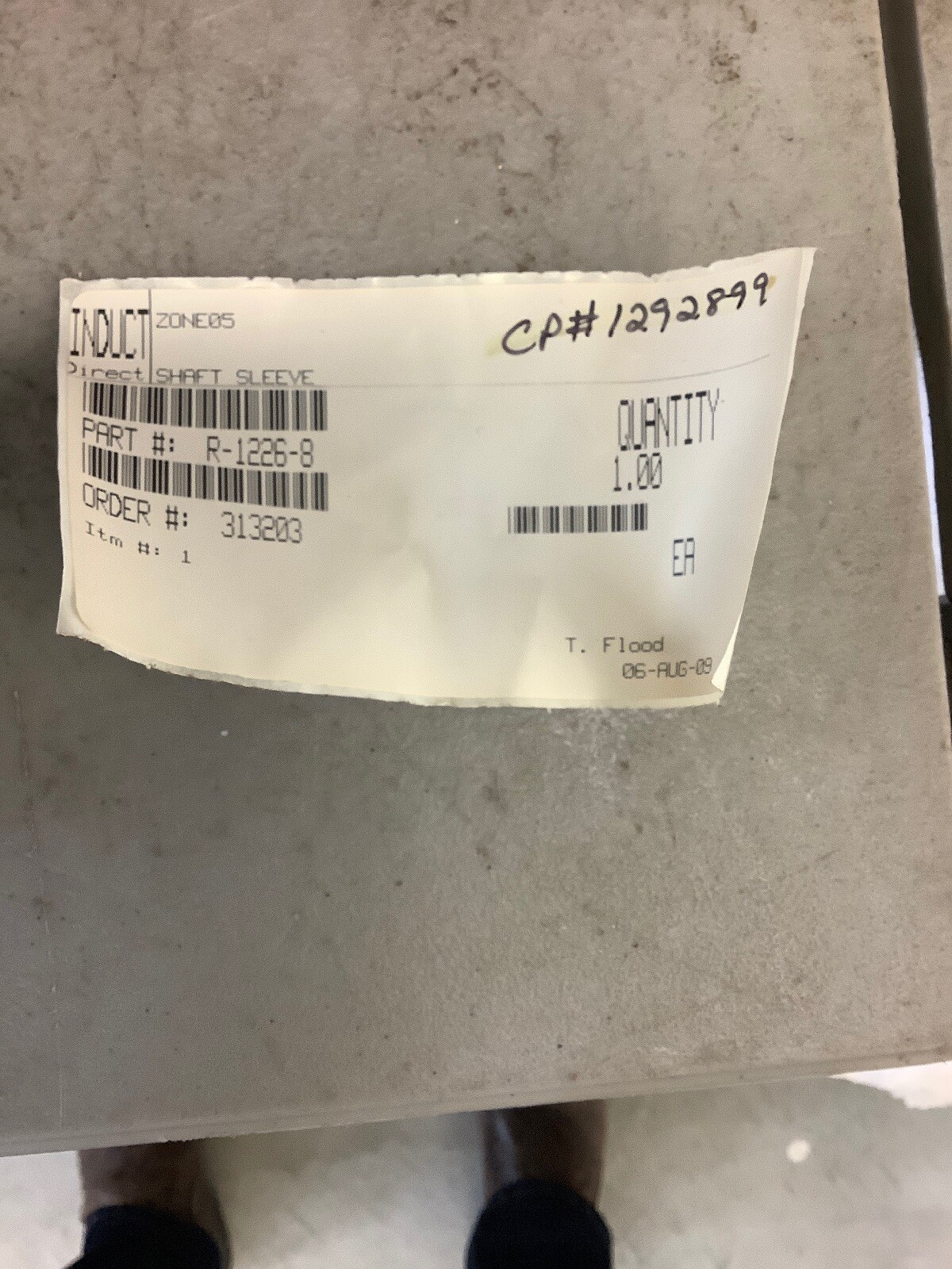 Induct Direct Shaft Sleeve R-1226-8