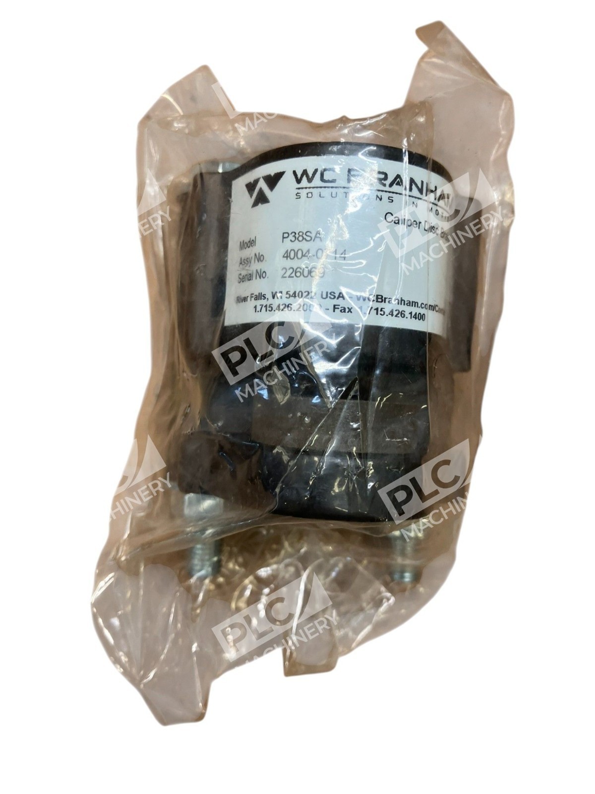 WC Branham 4004-0714 Caliper Brake Disc P38SA
