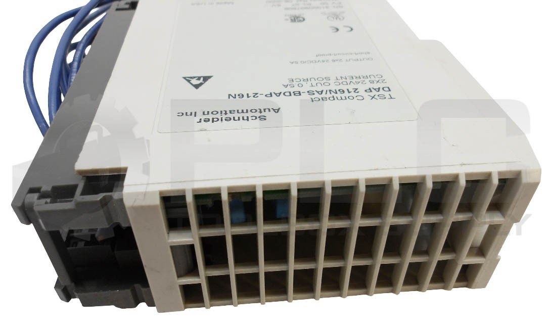 LOT OF 3 SCHNEIDER AUTOMATION DAP 216N/AS-BDAP-216N OUTPUT MODULE 24VDC