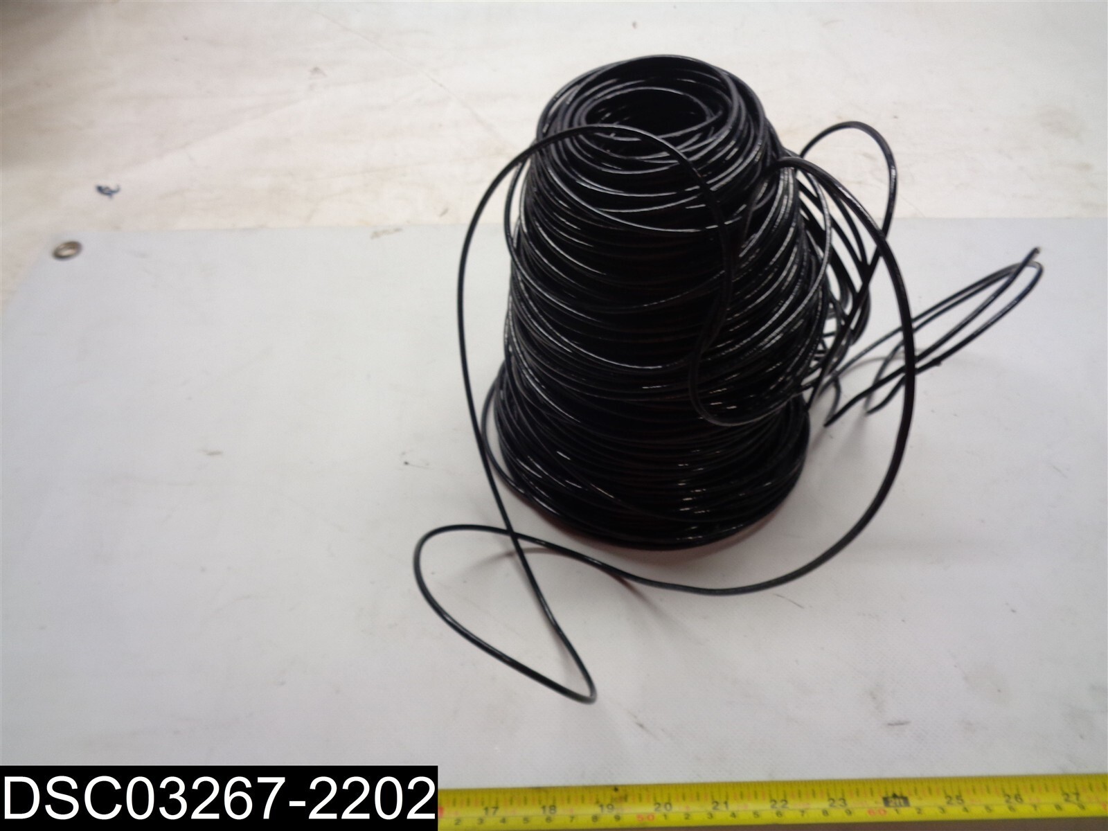 QTY=1 Roll of 500 Feet: 12 AWG Black Stranded Copper Wire MTW or THHN or THWN-2