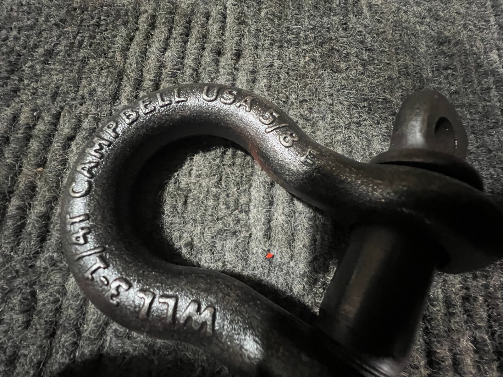 (QTY 5) Campbell 5/8″ WLL 3-1/4 Ton Clevis Screw Pin Anchor Shackle