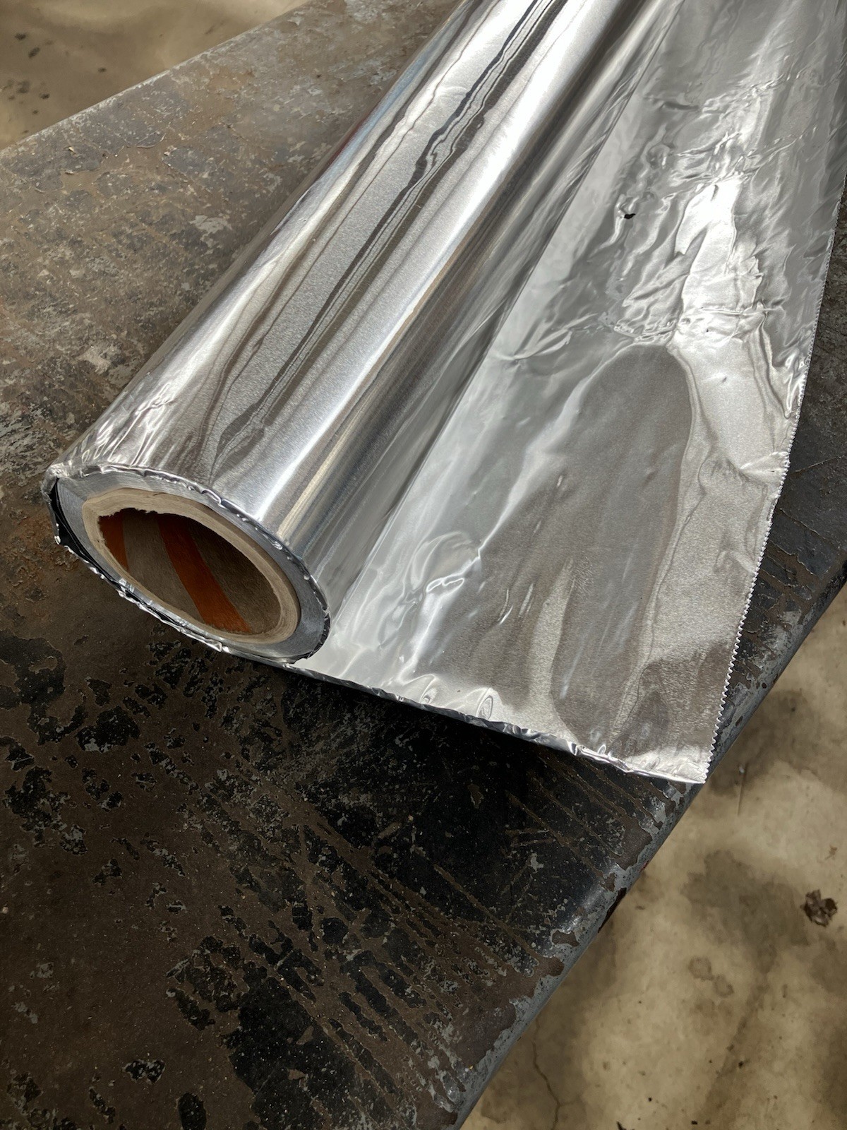 Foil Roll, Alum, 0.005 Th X 36 In W, 100 Ft, 4Ugg7