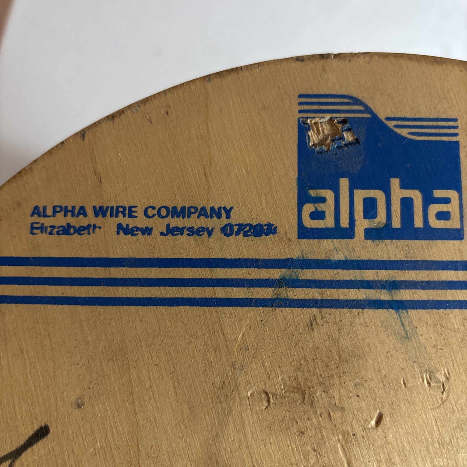 ALPHA WIRE Wiring Material Black 9058 Coax RG 58 Cable Partial Spool 20 AWG