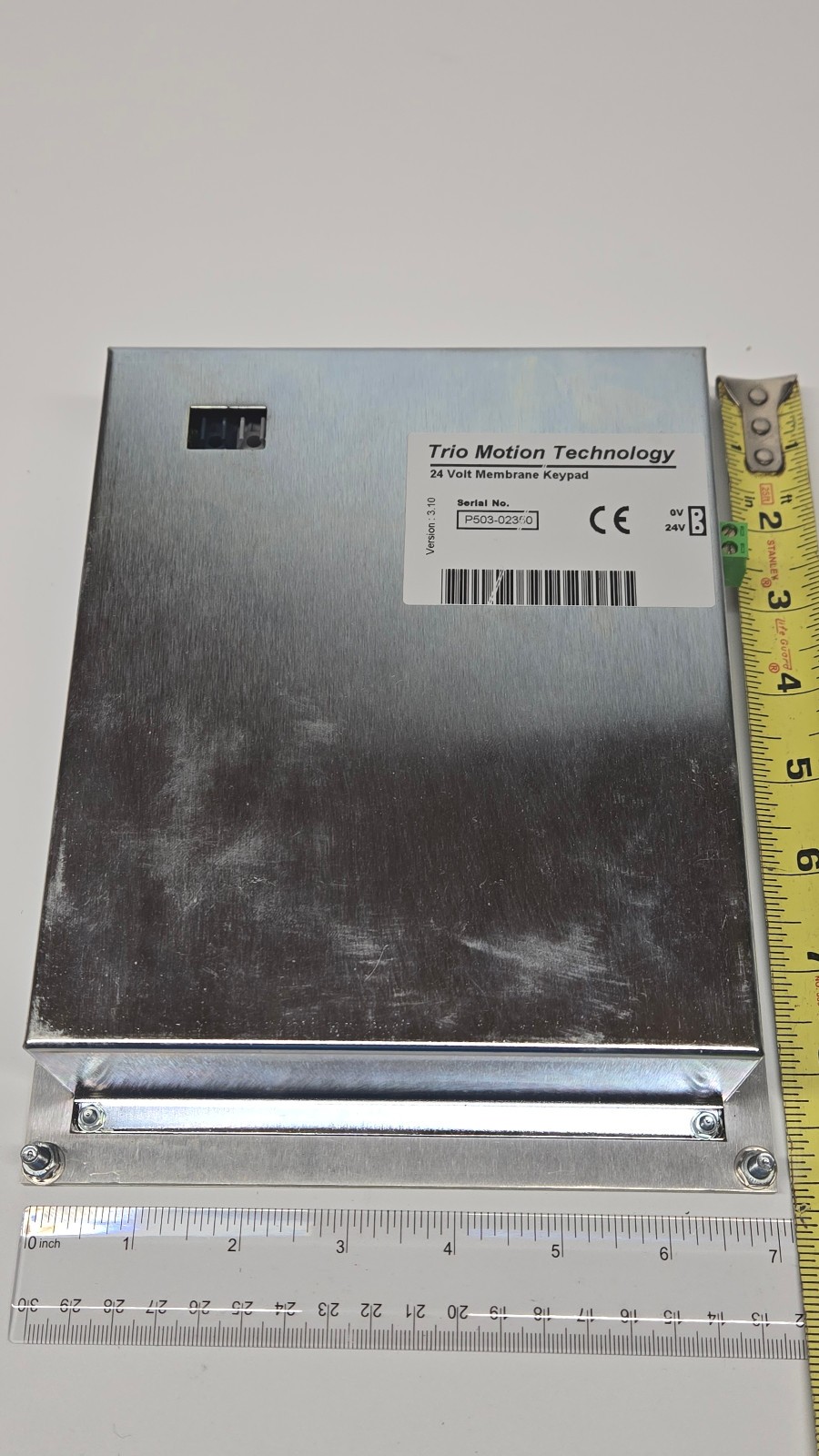 TRIO MOTION TECHNOLOGY 24 VOLT MEMBRANE KEYPAD V3.10