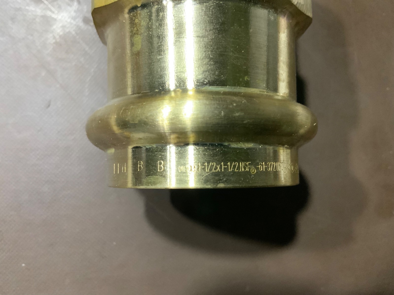 Viega 79270 ProPress Male Adapter Bronze 1-1/2 x 1-1/4 Lead Free Qty(5)