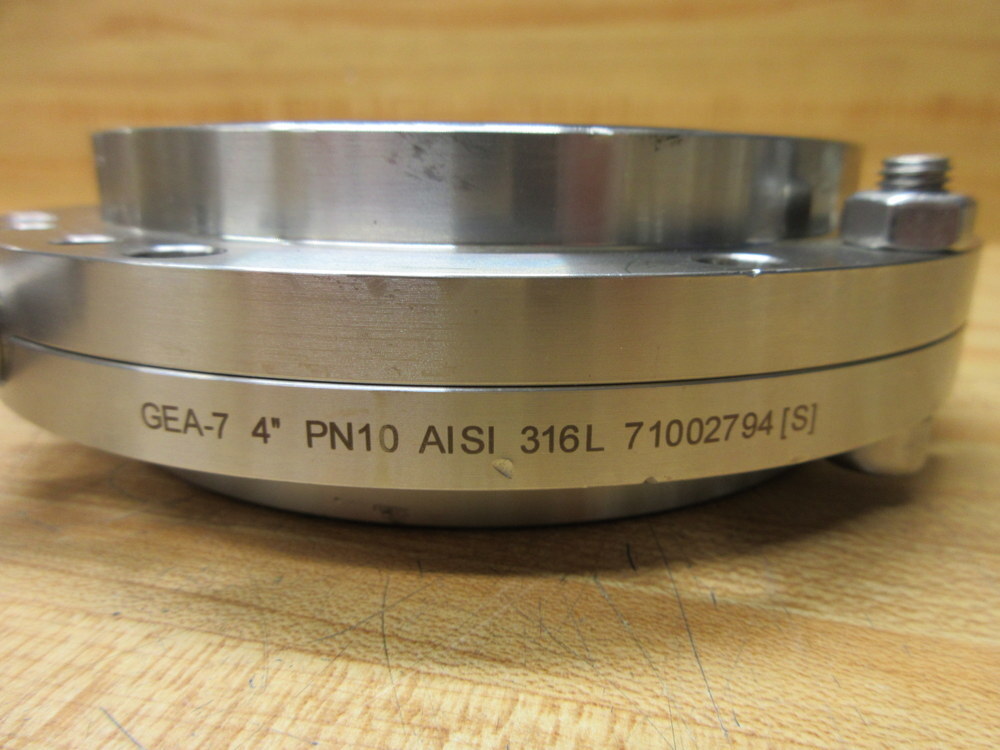 GEA GEA-7 4″ PN10 AISI 316L 71002794S Butterfly Valve GEA-7-4″