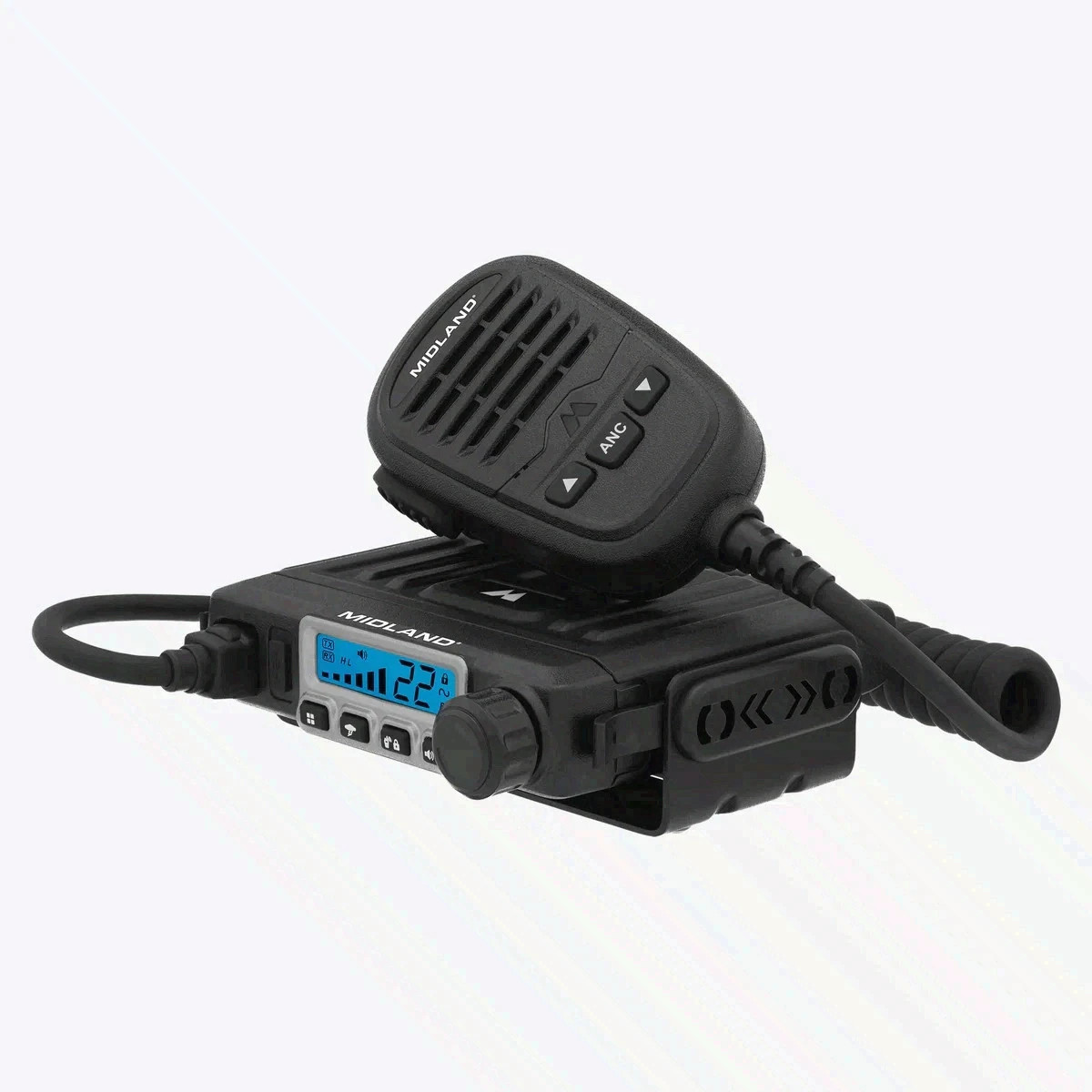 Midland MXT115 MicroMobile GMRS Radio 15W Mobile Two Way Bundle