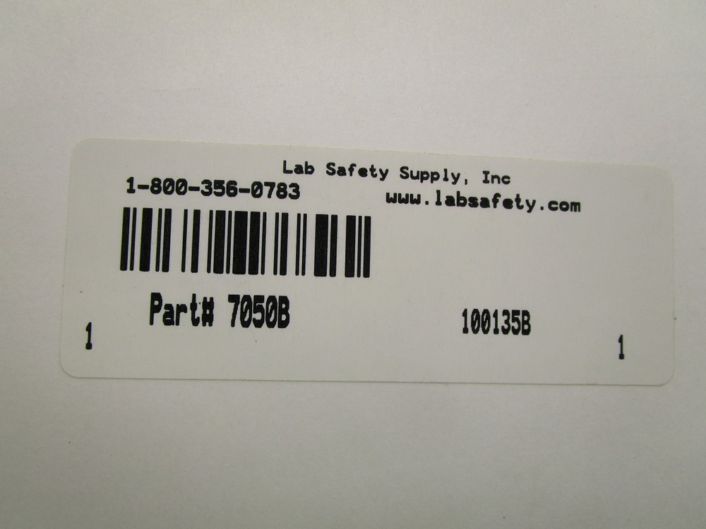 Lab Safety Supply 7050B Waste Sign