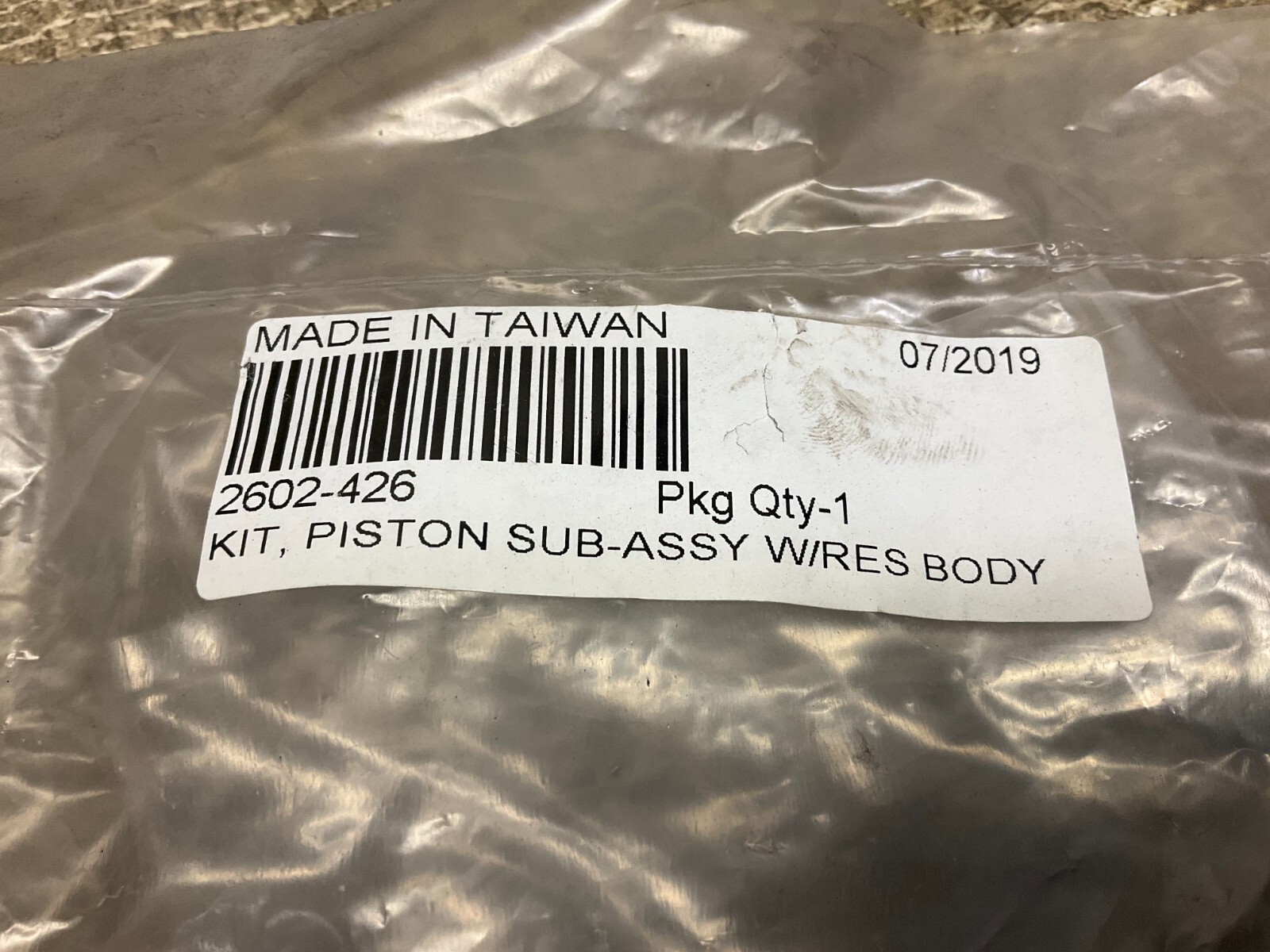 TE OEM 2602-426 Piston Sub Assy w/ RES Body Kit 2602426 New (TSC)