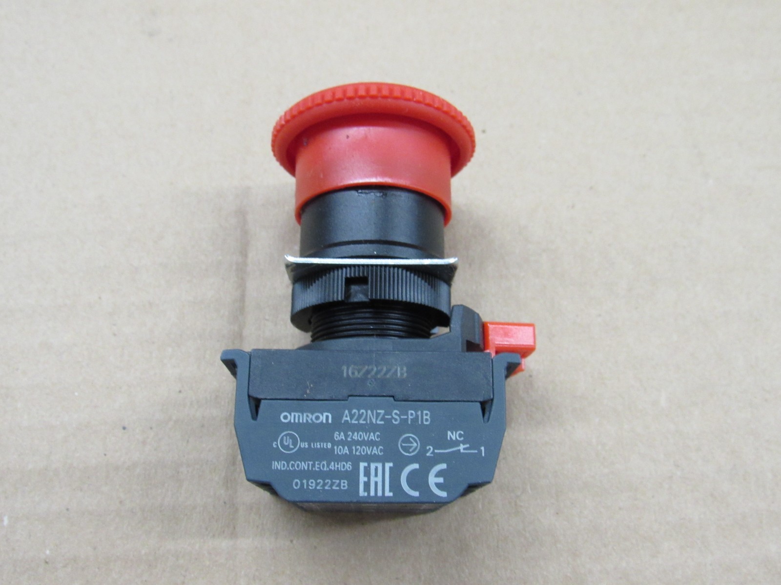 5 pcs Omron A22NE-M-P212-N emergency stop push button assembly e stop A22N
