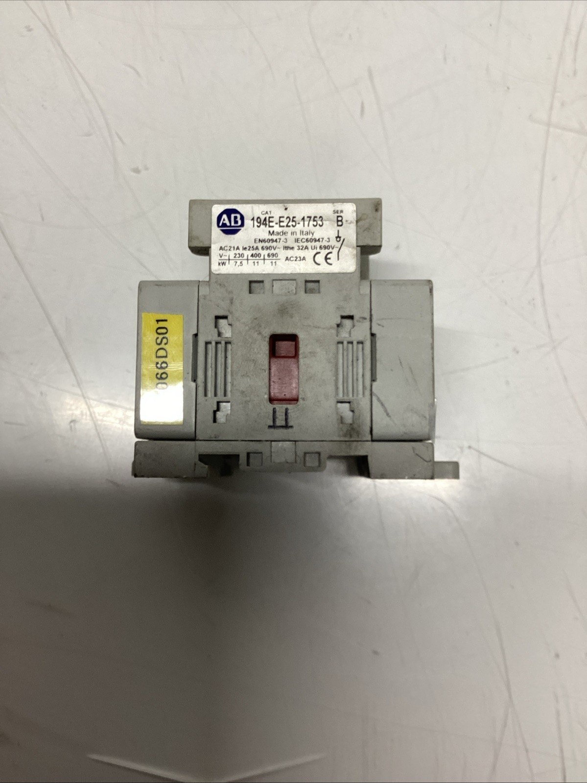Allen-Bradley 194E-E25-1753 Series-B Manual Motor Control, S-419