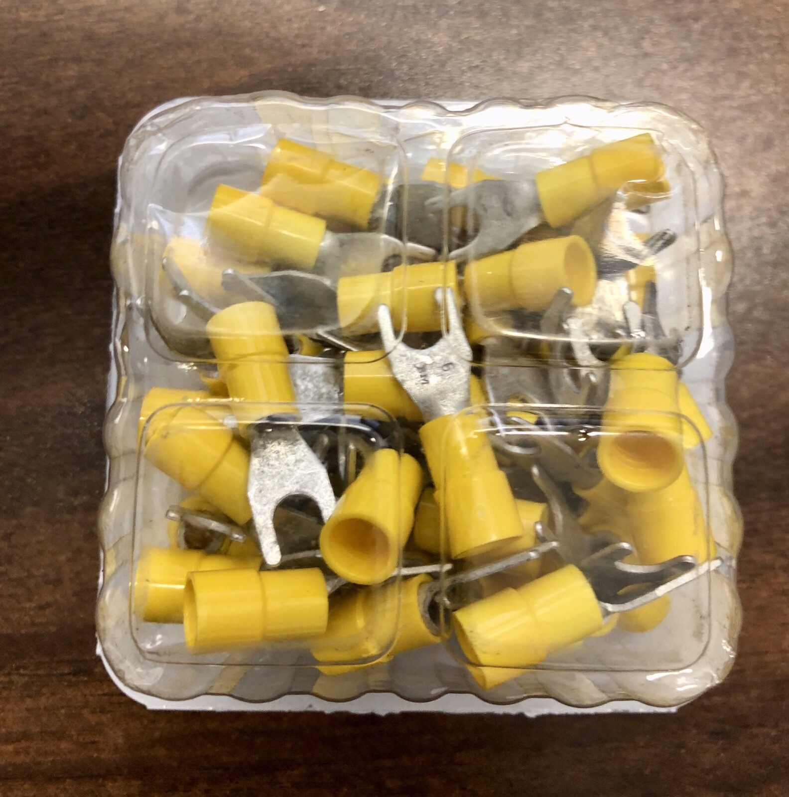 BM Group Yellow Fork Terminal Connectors (Lot of 150)