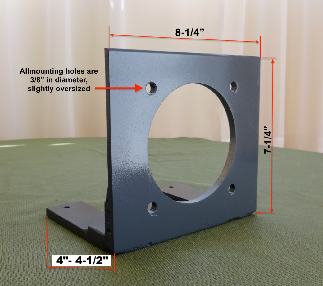 Electric Motor Mounting Bracket for Baseless Frame Type 56C Motors